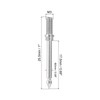 PATIKIL 4pcs 2mm Test Probe Pins Copper Multimeter Test Lead
