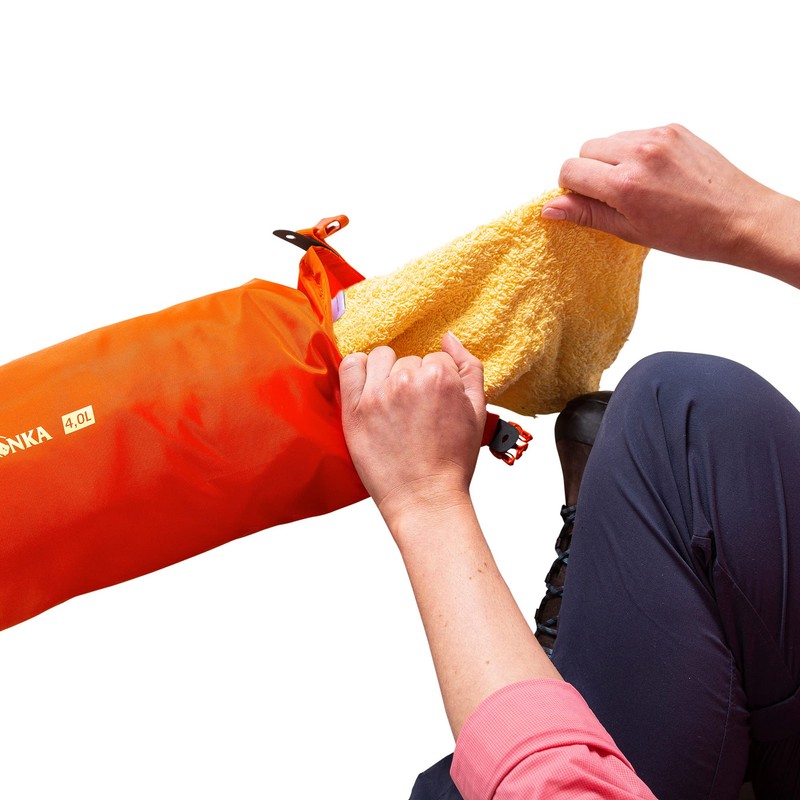 Tatonka Dry Sack 4 L Waterproof Packing Bag with Roll