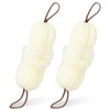 Toplive 2Pcs Bath Shower Loofah Sponge,Long Stretch Back Sponge Exfoliating