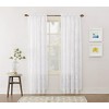 No. 918 Alison Floral Lace Sheer Rod Pocket Curtain Panel,