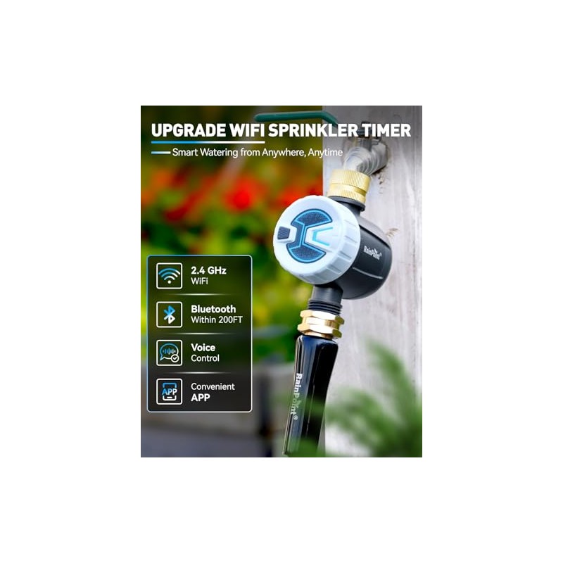 RAINPOINT Smart WiFi Water Timer for Efficient Irrigation