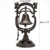 Sungmor Classic Cast Iron Tabletop Hand Bell Dinner Bell -