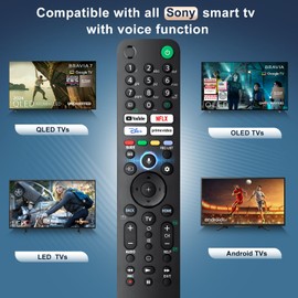 Voice for Sony TV Remote Control Bravia, Replacement for All Sony Televisions Remote with Vioce Fuction