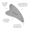 Tweezerman Gua Sha - Acero inoxidable