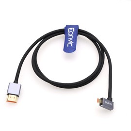 Eonvic 8K 4K Micro HDMI to HDMI Cable 2.1 48Gbps HDMI for GoPro Hero 7/6/5/4 Raspberry Pi 4 Sony A5000 Handycam A6500 A73 A7S Canon R5 R7 EOS M50 ThinkPad 8, Yoga 2 Pro