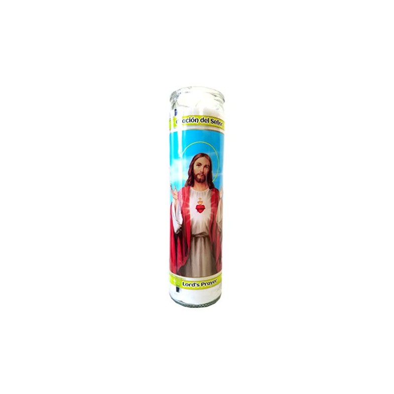 Lord's Prayer (Oracion del Senor) Devotional Candle