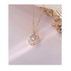 Moonstone Earrings, Women's, Birthstone Stud, Single Grain, Metal Allergy, 925