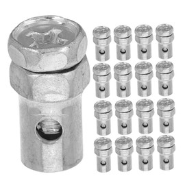 Ciieeo 20pcs Atv Throttle Cable End Caps Metal for Mini Bikes Atvs Easy Install Fit Braking Parts