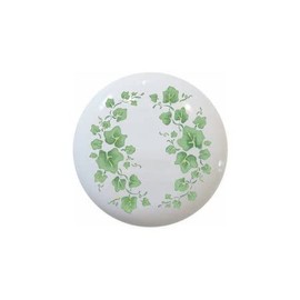 Callaway Green Ivy - Flowers Plants - Farm Fresh Knobs Design Ceramic Cabinet Kitchen Bathroom Bedroom Furniture Handles or Pulls w/Glossy Finish - 1.5 x 1.5 Inches