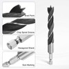 sourcing map Brad Point Drill Bits Set 3/8" 5/16" 1/4"