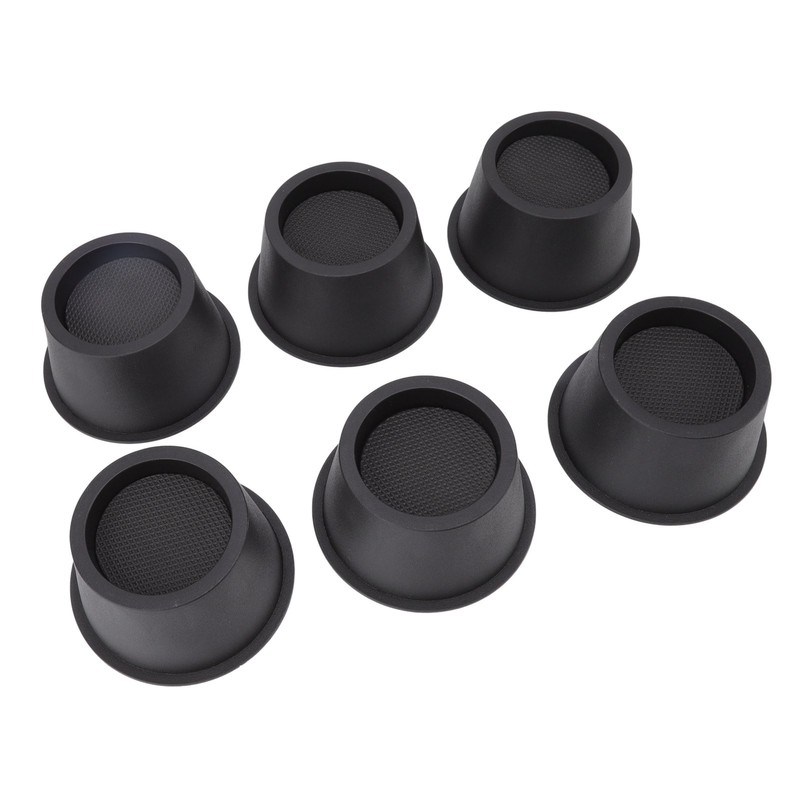6Pcs Furniture Risers Round Plastic Furniture Lift Riser for Bed