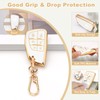 PIFOOG White Key Fob Cover Fit for GMC Yukon Chevy