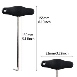 MOSALKDUG Instrument Cluster Removal Pulling Hooks Protable Car Vent Repair Tools Durable Air Conditioning Outlet Hook Suitable for Repairing Car Air Conditioning Vents