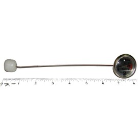 2156-0050-00 Fuel Gauge for Forced Air Heaters, Clear Face Marked E-1/2-Full, Compatible with Kerosene & Diesel Heaters – Durable Replacement Part for Accurate Fuel Level Monitoring