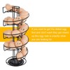 Toplife Spiral Design Metal Egg Skelter Dispenser Rack, Storage Display
