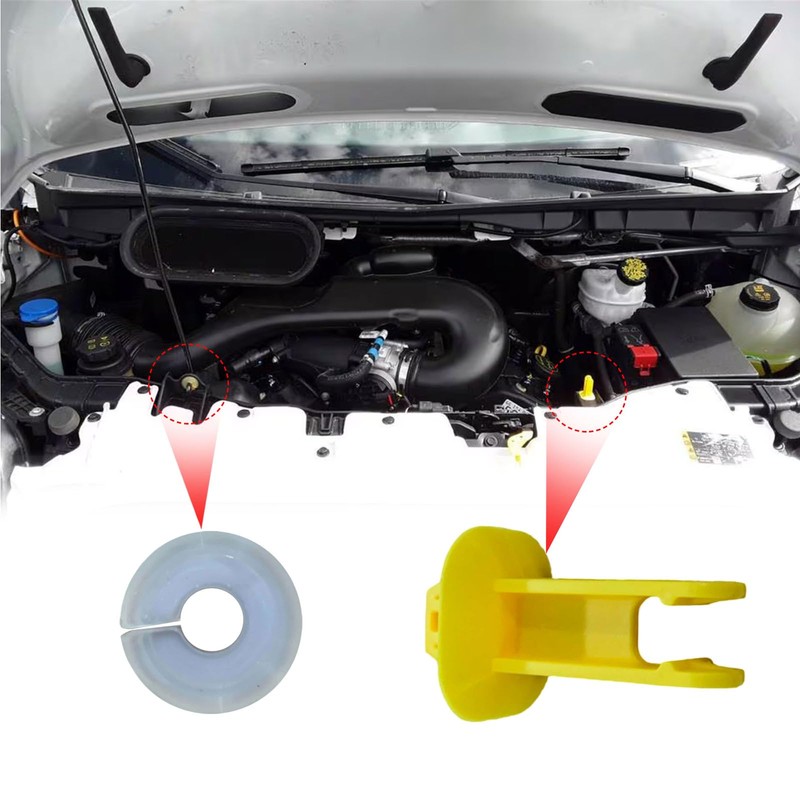 Copgge Hood Release Cable Clip Retainer Clip Latch Nut Clip