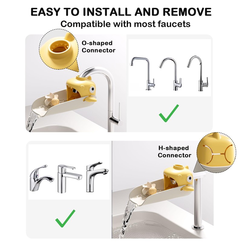 Faucet Extender for Toddlers - 1 Pack Universal Sink Handle