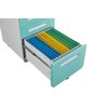 Mobile Filing Cabinet 3 Drawer,Under Office Desk Metal Filing Cabinet
