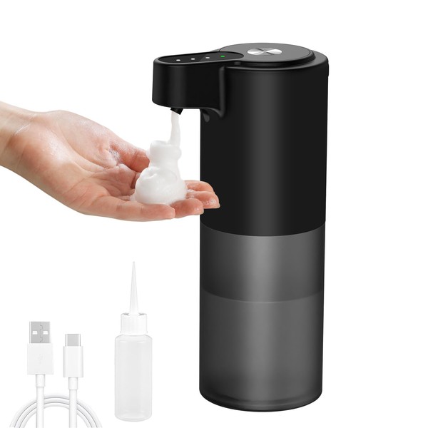 Dalugo Foam Soap Dispenser Automatic, USB-C Charging Electric Soap Dispenser