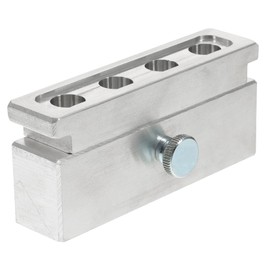 Minkissy Maker Diy Lipstick Kit 4 Holes Aluminum Mold Lip Gloss Diy Portable Tool