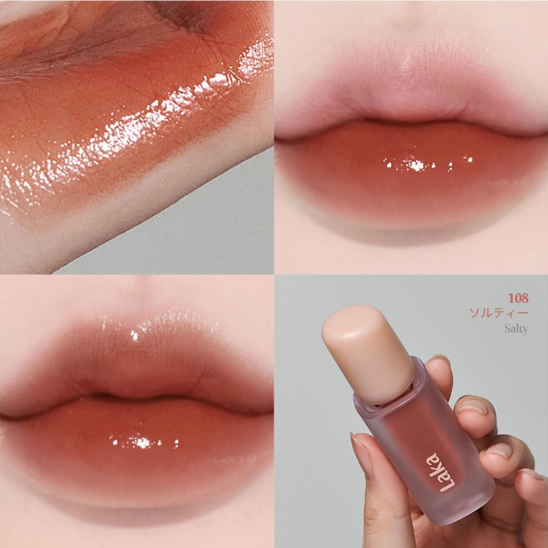 Laka Fruity Glam Tint #108 Salty Lip Color, Genuine Japanese