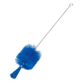 AS ONE ABP-S2PB Bottle Cleaning Brush, PBT Bristle, Blue, 13.6 x 2.4 x 2.2 inches (345 x 60 x 55 mm)