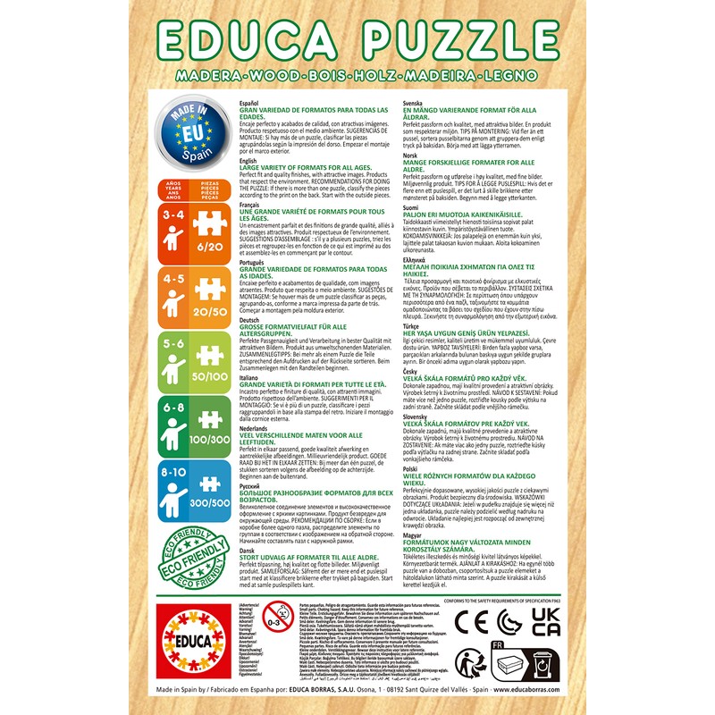 Educa Borras Puzzles Animal Friends (50 pieces)