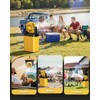 Portable Misting Fan, Rechargeable Outdoor Cooler, Battery Operated Personal Fan