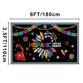 Hispanic Heritage Month Decorations Banner for Cultural Celebrations