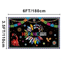 Hispanic Heritage Month Decorations Banner for Cultural Celebrations