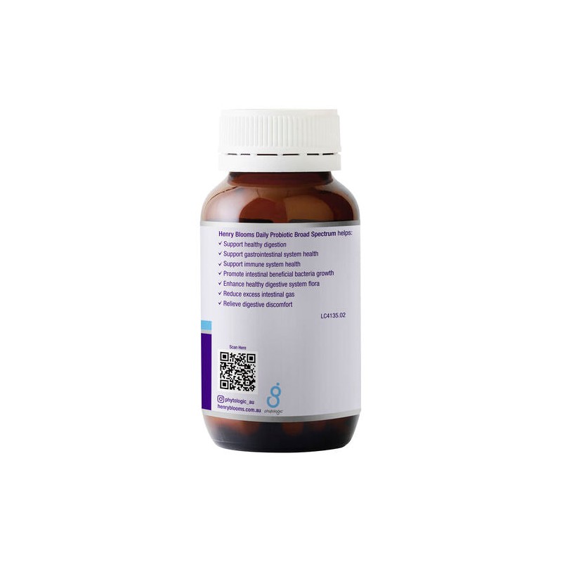 Henry Blooms Adult Probiotic Broad Spectrum 60 Capsules