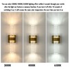 HOLKIRT Gold Bath Vanity Light Crystal Wall Sconce Light 15.7"