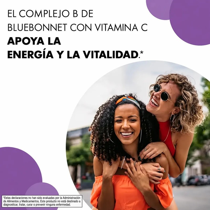 Bluebonnet Complejo B Stress Formulavitamina C Con 100 Caps