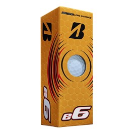 Bridgestone e6 Soft Feel Long Distance Golf Balls White Hyper Elastic Core