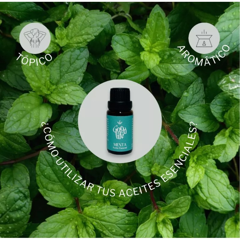 Good Life Aceite Esencial De Menta 100% Puro. Good Life