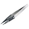 HOZAN ESD Chip Tweezers Anti-Static Cure Tip Width 0.02 inches