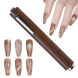 XEAOHESY 1 Piece Cat Eye Magnet for Nails 3-in-1 Nail Art Magnet Tool for Cat Eye Gel Nail Polish