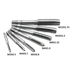 Cyleibe 8 Pcs Thread Tap Wrench Set M3-M12 Screw Machine Ratcheting Screw Tapping Thread Metric Plug Tapper Tool