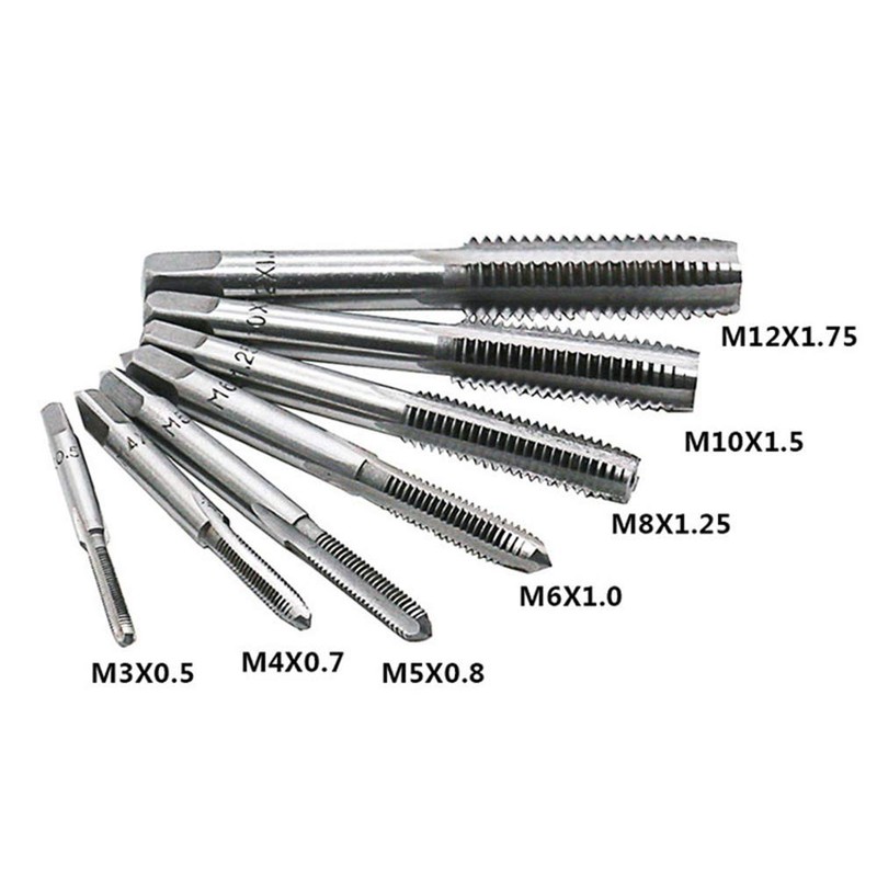 Cyleibe 8 Pcs Thread Tap Wrench Set M3-M12 Screw Machine