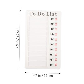 LALAFINA 14pcs Check-in Pad Daily Planner Chart for Boys and Girls Adults Rv Checklist Board