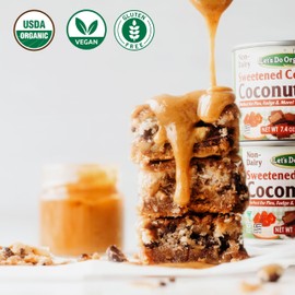Lets Do Organic Caramel Condensed Coconut Milk - Vegan Condensed Milk Canned, Coconut Condensed Milk Canned Sweetened - 7.4 Ounce (Pack of 12)