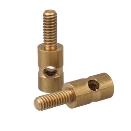 BQLZR RC Model Pushrod Linkage Stopper Adjustable D1.5mm Pushrod Connector Linkage Stoppers RC Model Airplane Replacement with Screws Nuts and Gasket for RC Airplane