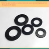 Smartsails 140 Pieces 7 Size Black Flat Rubber Gasket Assortment