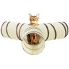 Collapsible Cat Tunnel – Fun Polyester+Steel Wire Cat Tunnel Tube,