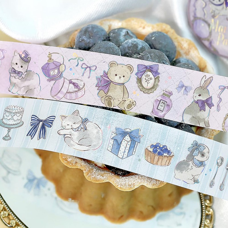 BGM Foil Press Masking Tape Fairy Tale Party Tea Time