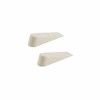 Shepherd Hardware 9162 Rubber Door Wedges, Off-White, 2-Pack