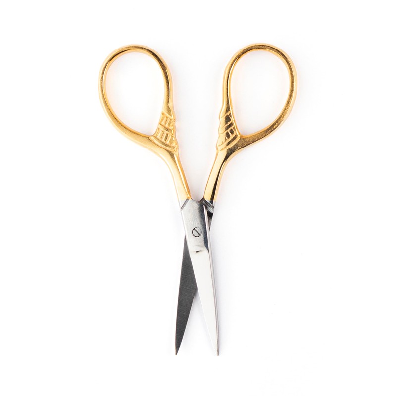 Taylors Eye Witness Gilt Swan Embroidery Scissors (9cm/3.5'') - Small