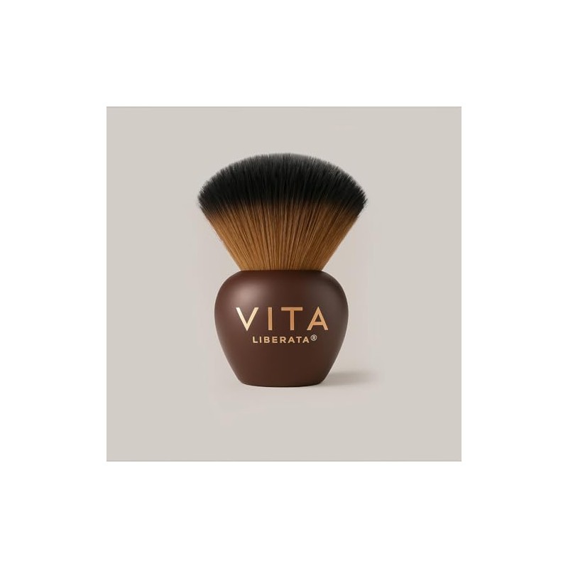 VITA LIBERATA Kabuki Bronzing Brush, Washable & Reusable, Super Soft