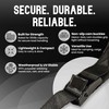 4-Pack Cam Buckle Lashing Straps – 1” x 4’ Heavy-Duty