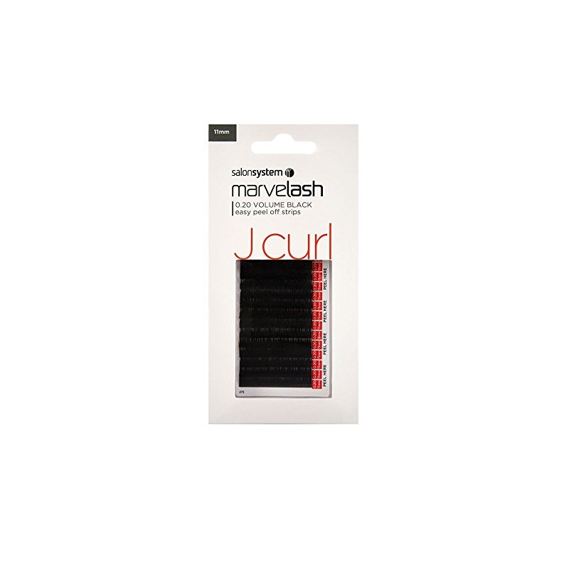 salonsystem Lash Extensions Silky 0.20 Volume 11 mm, Black